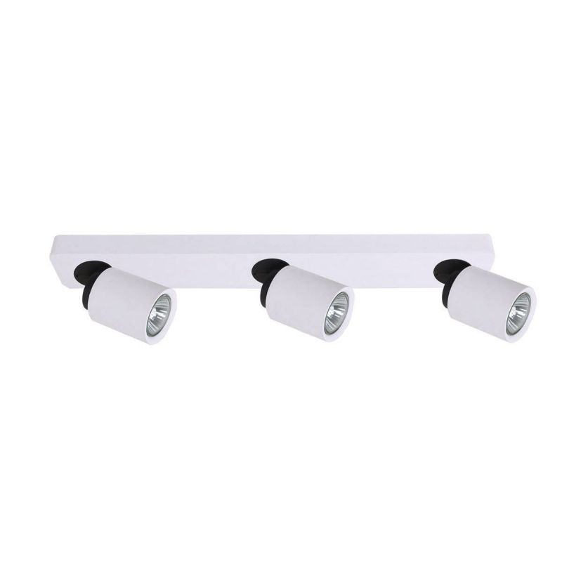 Lampa sufitowa wisząca Italux Lucien 0820 biało-czarna nowoczesna 3xGU10 x 35W 1 szt.