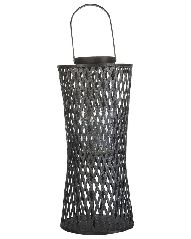 Lampion Mactan Drewno Czarny 1 szt.