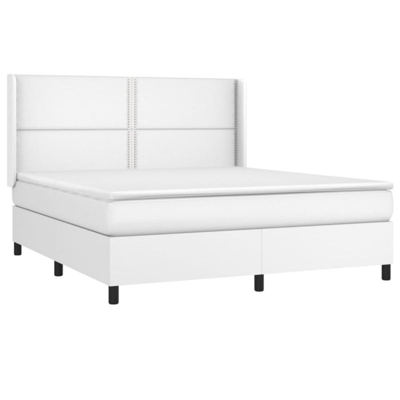 Łóżko kontynentalne WaszeMeble 180x200 cm biała WM-3139338 1 szt.