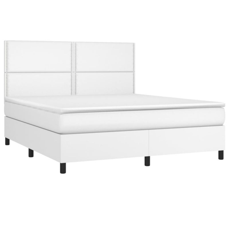 Łóżko kontynentalne WaszeMeble 160x200 cm biała WM-3135892 1 szt.