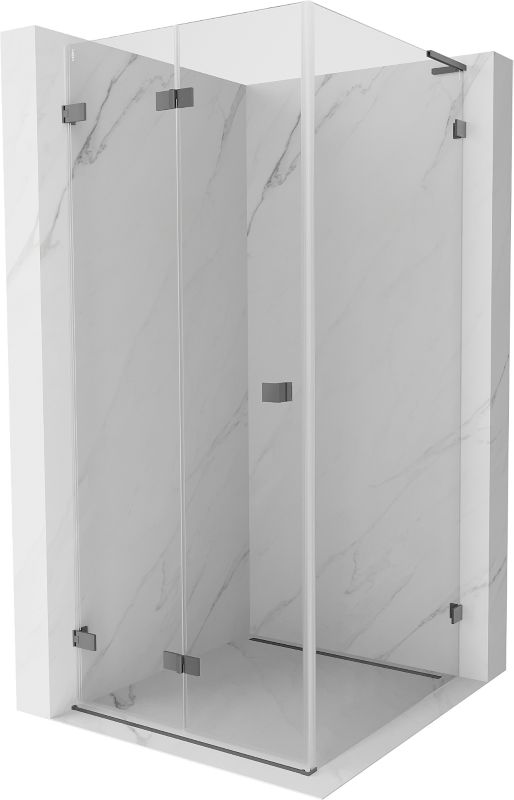Kabina prysznicowa Mexen Lunar-F L gun metal 90x90 cm 1 szt.