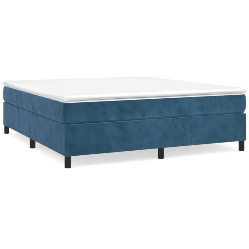 Łóżko kontynentalne WaszeMeble 160x200 cm ciemnoniebieskie WM-3144691 1 szt.