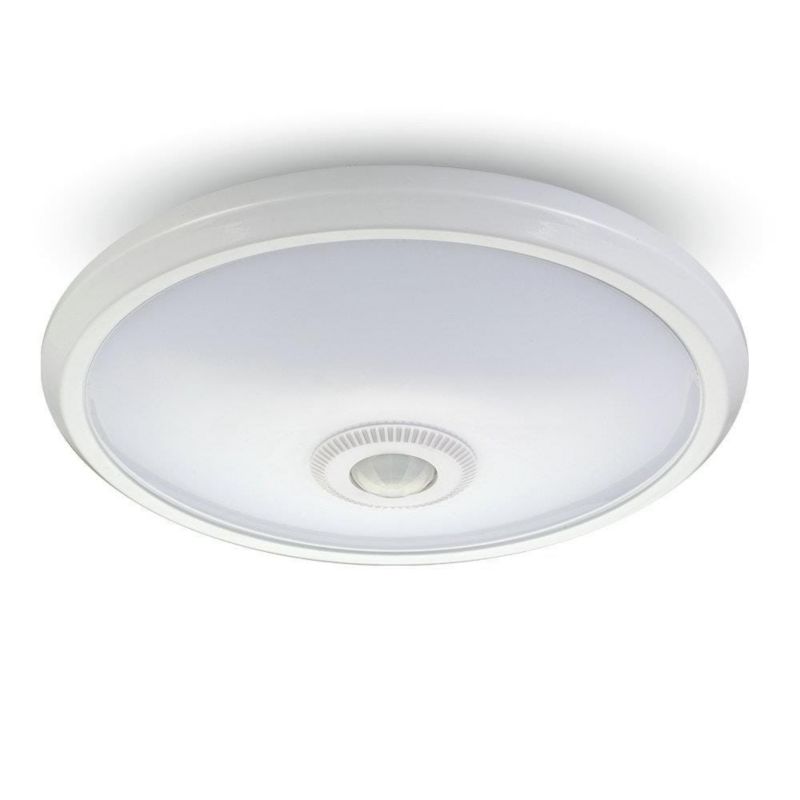 Plafon sufitowy nowoczesny V-TAC biały LED 12W 6400K 900lm czujnik IP20 wym: 6 x 29 x 29 cm tworzywo sztuczne - 1 szt.