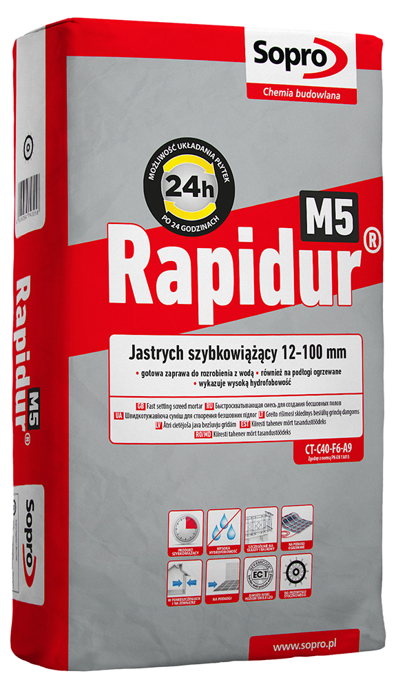 SOPRO RAPIDUR M5 747 25KG JASTRYCH SZYBKOWIĄŻĄCY