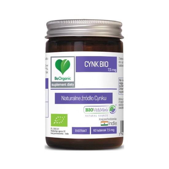 Beorganic cynk bio, 60 tabletek
