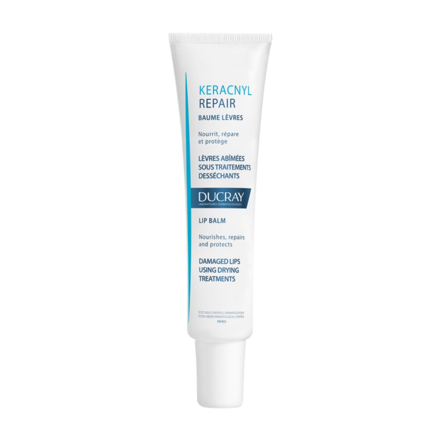 Ducray keracnyl repair - balsam do ust, 15 ml