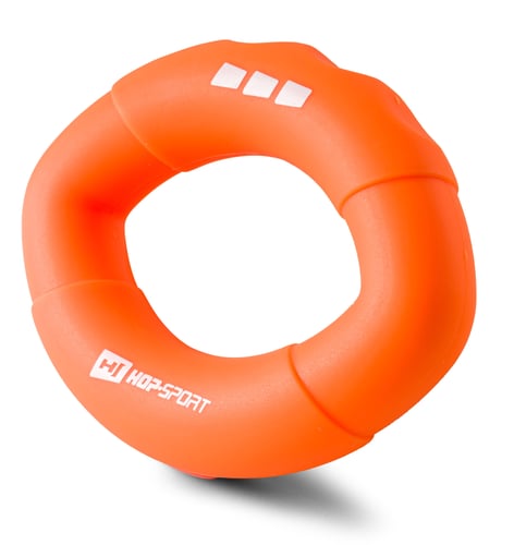 Handtrainer oval 22,6 kg aus Silikon - orange