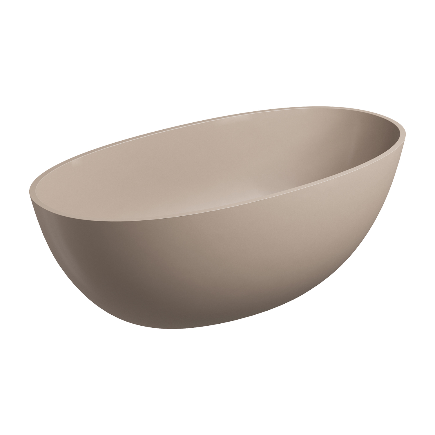 Omnires Shell M+ wanna wolnostojąca 148x75 cm owalna dune beige mat SHELL148WWDB