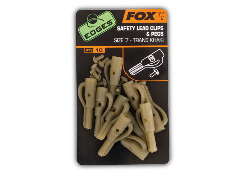Fox Bezpieczny Klips Safety Lead Clip Pegs CAC477