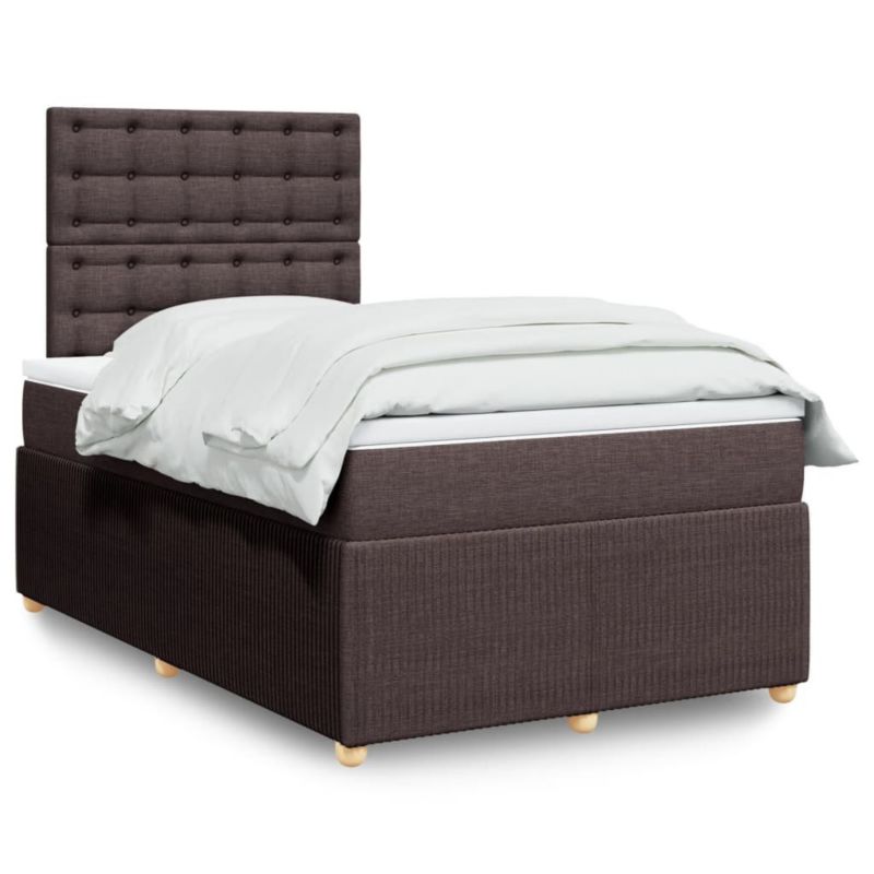 Łóżko kontynentalne WaszeMeble 120x190 cm ciemnobrązowe WM-3294312 1 szt.