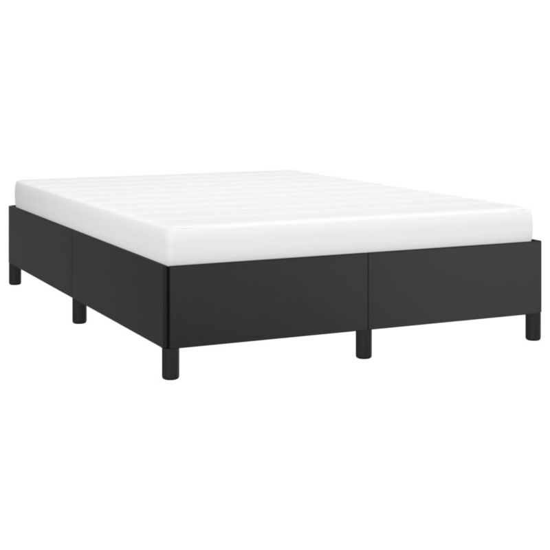 Łóżko tapicerowane WaszeMeble 140x190 cm czarne WM-347245 1 szt.