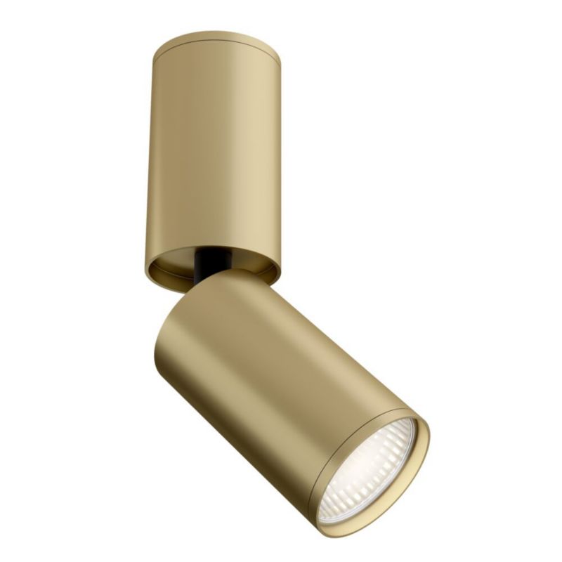 Lampa wisząca Maytoni Focus S mosiężno-złota wym: 19,2 x 5,2 x 5,2 cm 1xGU10 x 10W metal 1 szt.