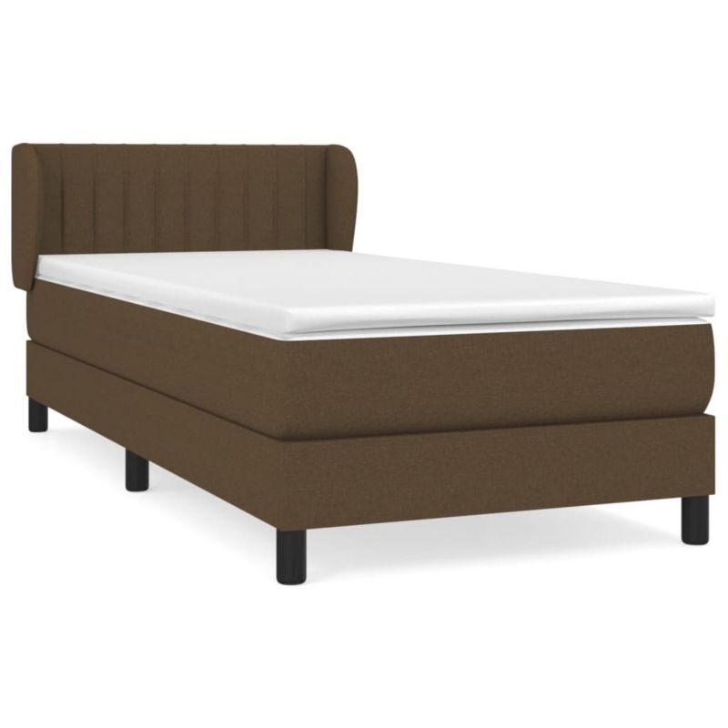 Łóżko kontynentalne WaszeMeble 90x200 cm brązowe WM-3126376 1 szt.