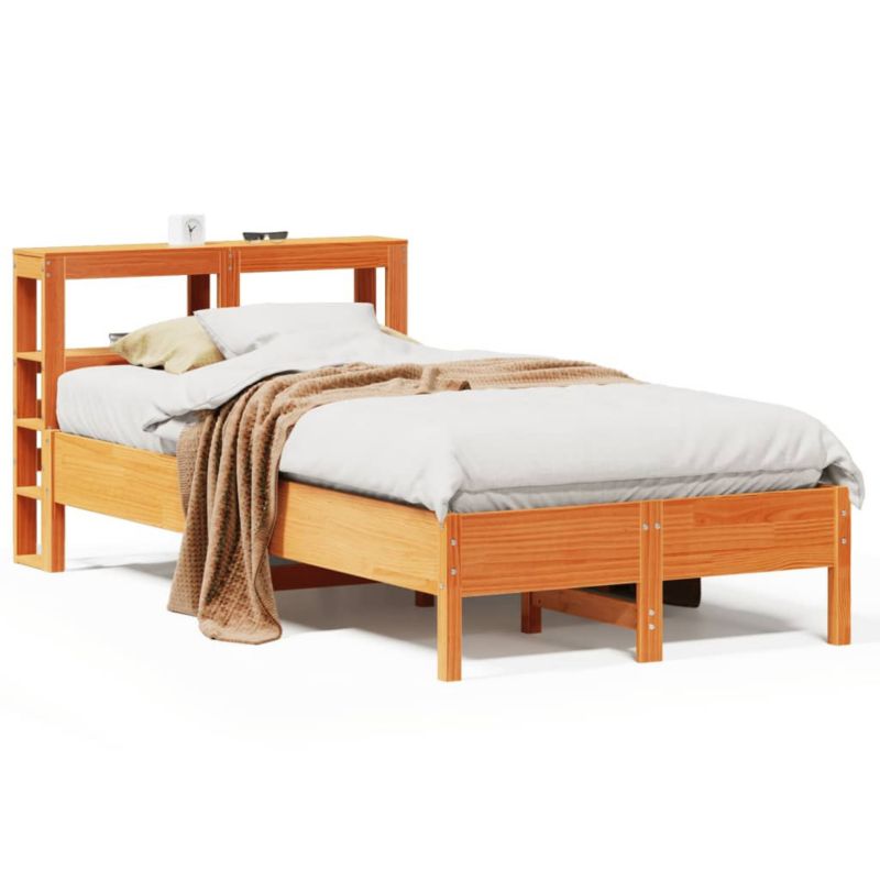 Łóżko drewniane WaszeMeble 75x190 cm brąz WM-3306173 1 szt.