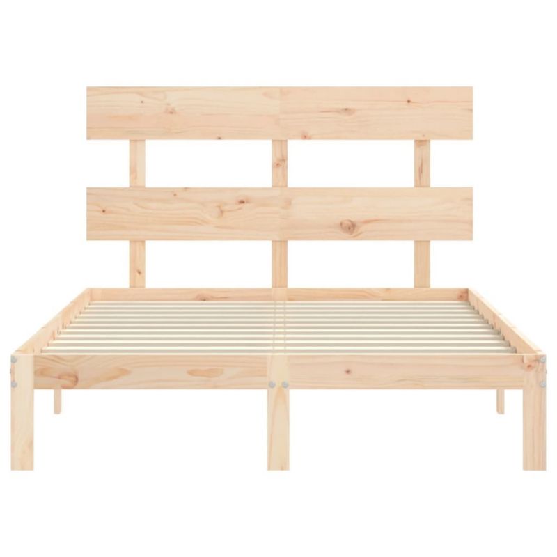 Łóżko drewniane WaszeMeble 120x200 cm brązowe WM-3193526 1 szt.