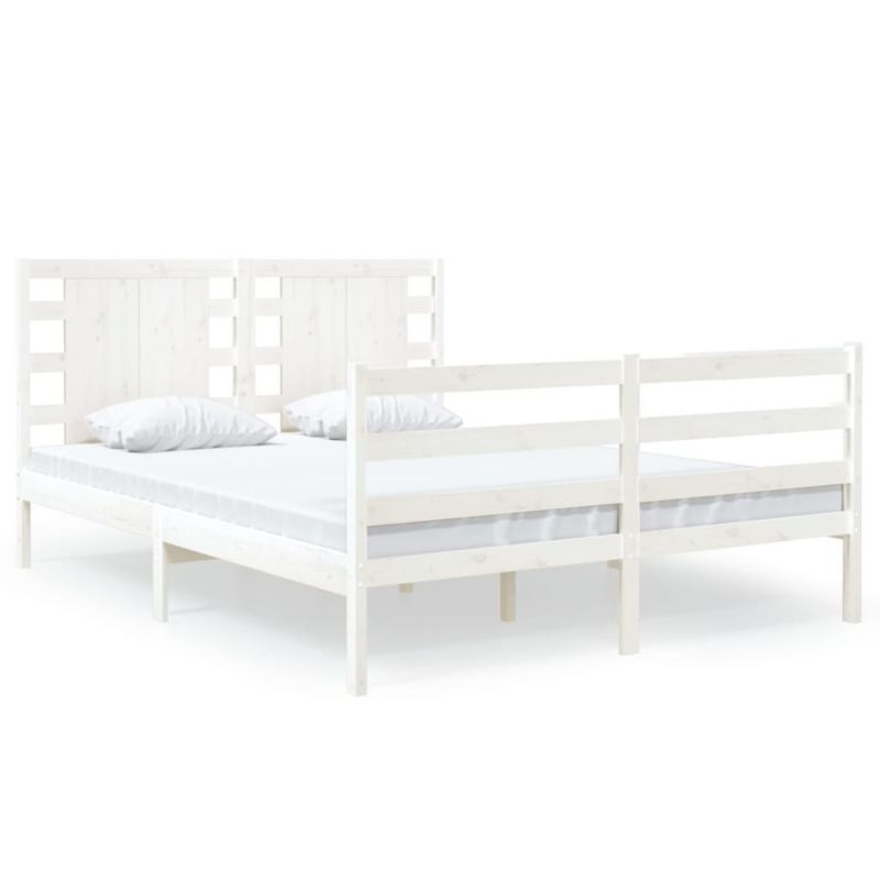 Łóżko drewniane WaszeMeble 120x190 cm biała WM-3104254 1 szt.