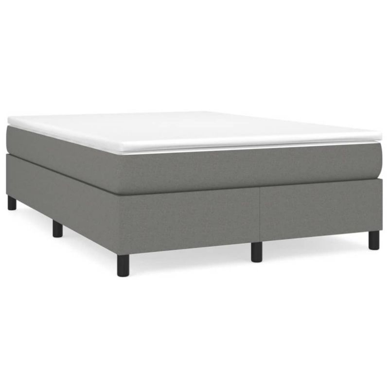Łóżko kontynentalne WaszeMeble 140x200 cm ciemnoszara WM-3144424 1 szt.