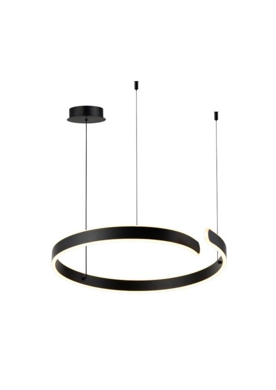 Lampa wisząca Rabalux Silnora 1145 czarno-biała nowoczesna wbudowany LED 35W 1 szt.