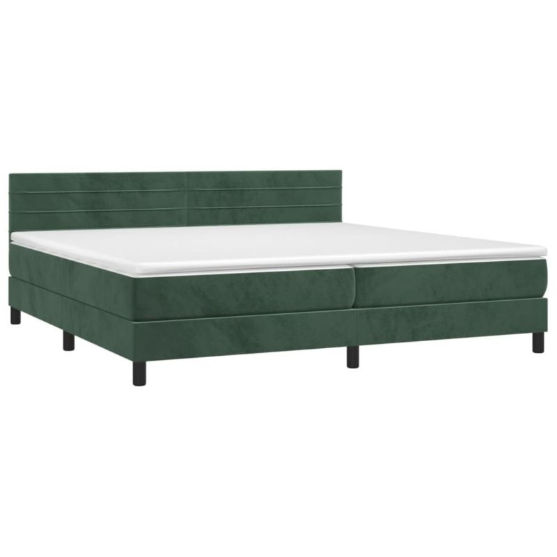 Łóżko kontynentalne WaszeMeble 200x200 cm zielony WM-3134486 1 szt.