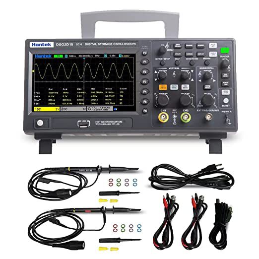 Oscyloskop cyfrowy Hantek DSO2D15 2CH 150MHz 1 kpl.