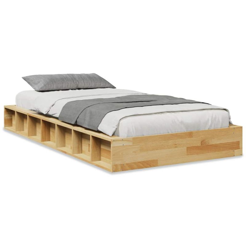 Łóżko drewniane WaszeMeble 75x190 cm brąz WM-3324128 1 szt.