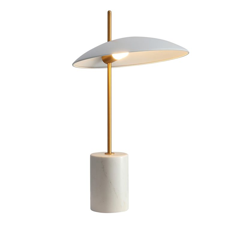 Lampa stołowa Italux Vilai biała LED 4W 3000K 400lm IP20 wym: 40.6 x 25 x 25 cm aluminium - 1 szt.