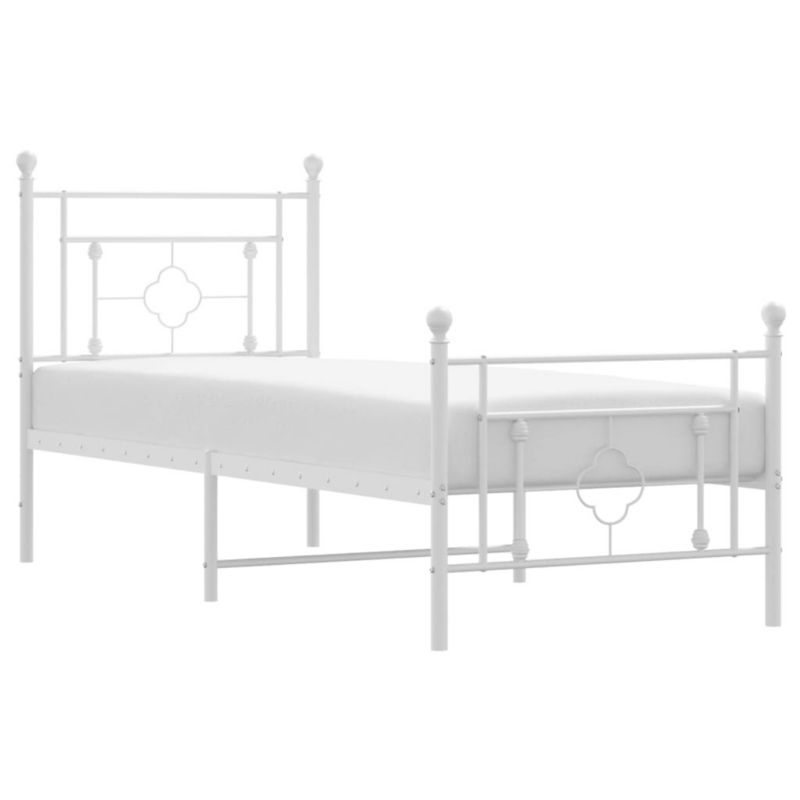 Łóżko metalowe WaszeMeble 80x200 cm biała WM-374397 1 szt.