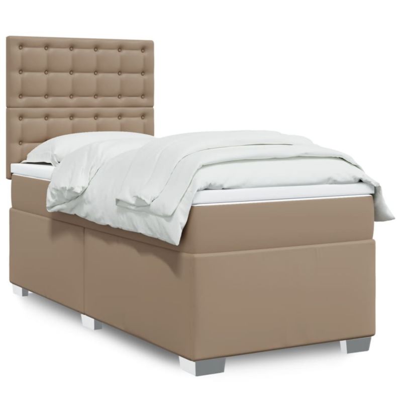 Łóżko kontynentalne WaszeMeble 90x200 cm Brązowe WM-3290707 1 szt.