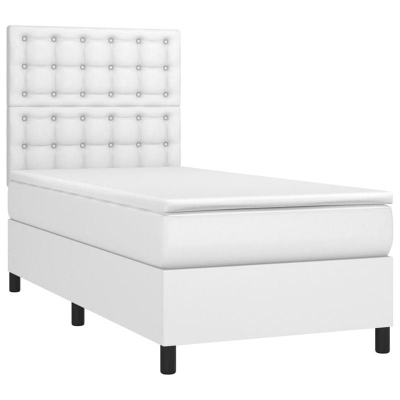 Łóżko kontynentalne WaszeMeble 90x200 cm białe WM-3142822 1 szt.