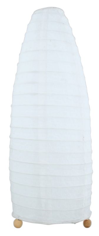 Lampka stołowa Candellux Papirus naturalne drewno-biała 1 x E14 x 40W IP20 wym: 38 x 14 x 14 cm papier - 1 szt.
