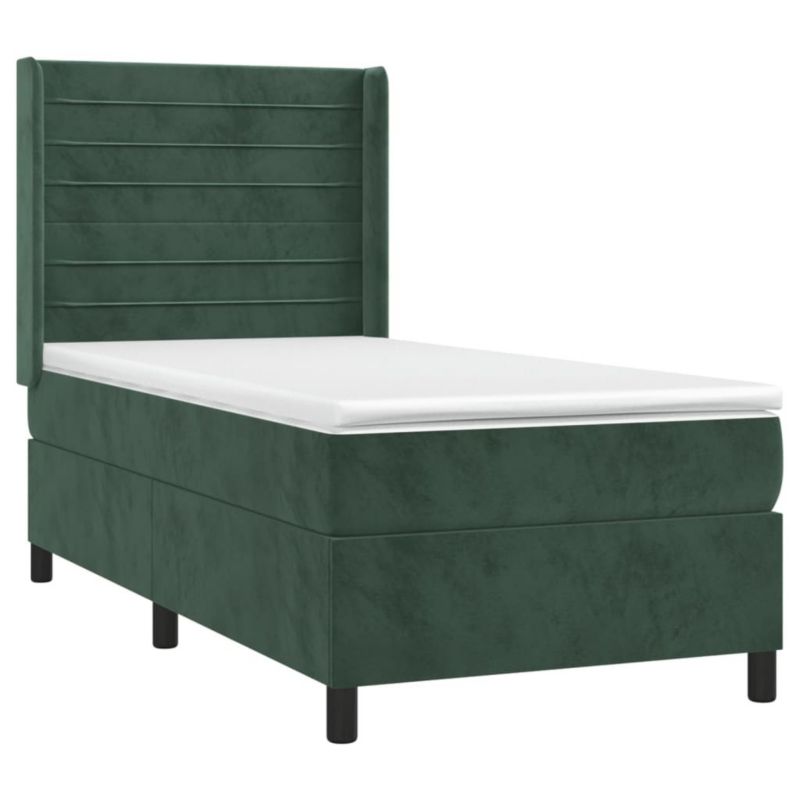Łóżko kontynentalne WaszeMeble 90x200 cm zielony WM-3139604 1 szt.
