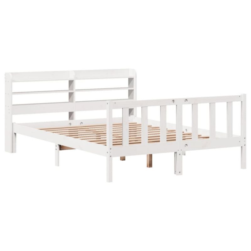 Łóżko drewniane WaszeMeble 120x200 cm biała WM-3306579 1 szt.