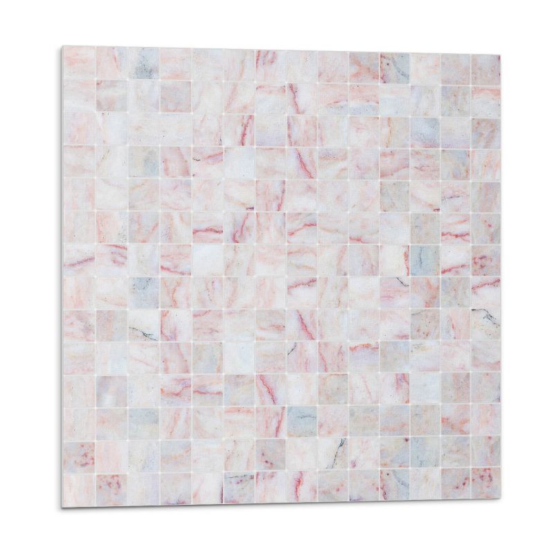 Kafelki samoprzylepne Wallfluent 50x50 cm Kwadrowa mozaika w artystycznym stylu 4 szt.