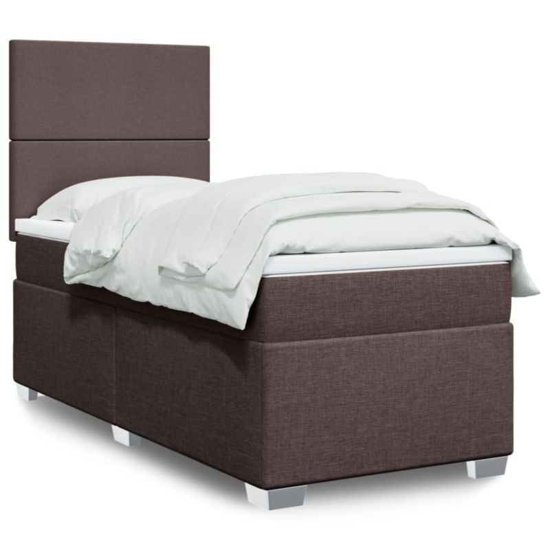 Łóżko kontynentalne WaszeMeble 100x200 cm brązowe WM-3290395 1 szt.