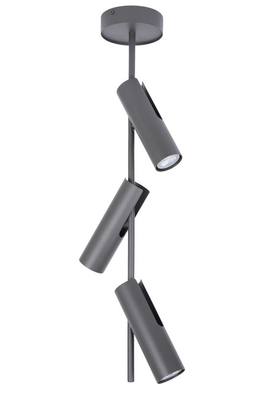 Oprawa sufitowa spot Sigma Lighting Leda ciemna oliwka 3 x GU10 x IP20 wym: 76 x 28 x 13,5 cm - 1 szt.