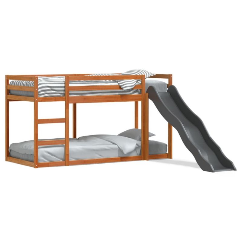 Łóżko piętrowe WaszeMeble 75x190 cm brąz WM-3284250 1 szt.