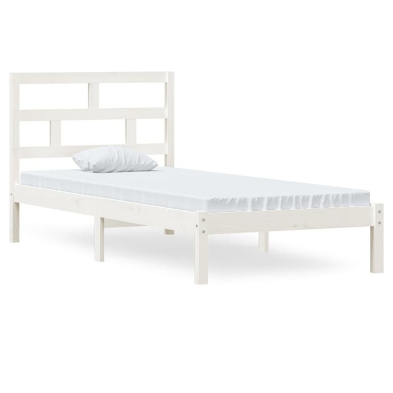 Łóżko drewniane WaszeMeble 90x200 cm biała WM-3101204 1 szt.