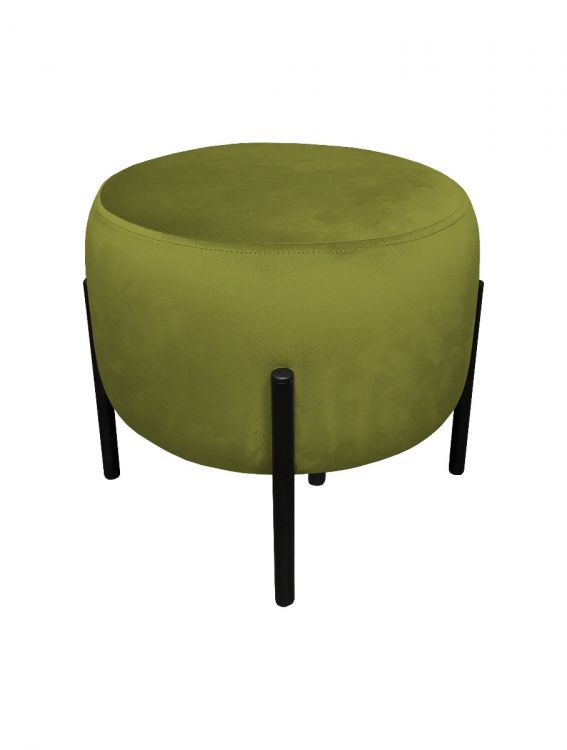 Pufa WILFRED BL VELVET oliwkowa ATOS 1 szt.