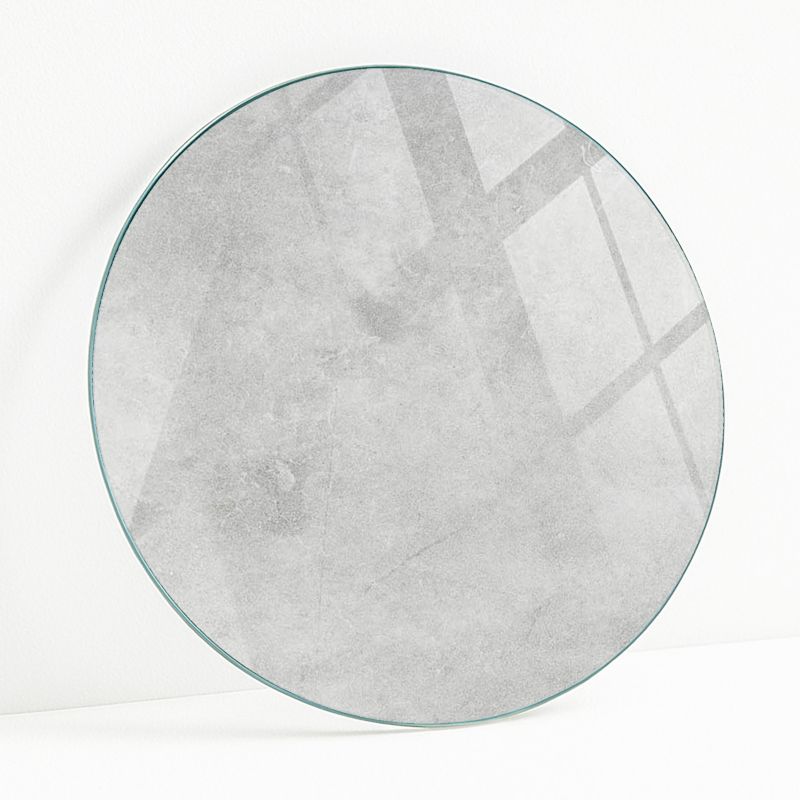 Blat Szklany z Nadrukiem Wallfluent FI 50 cm Betonowe wzory z rysami 1 szt.