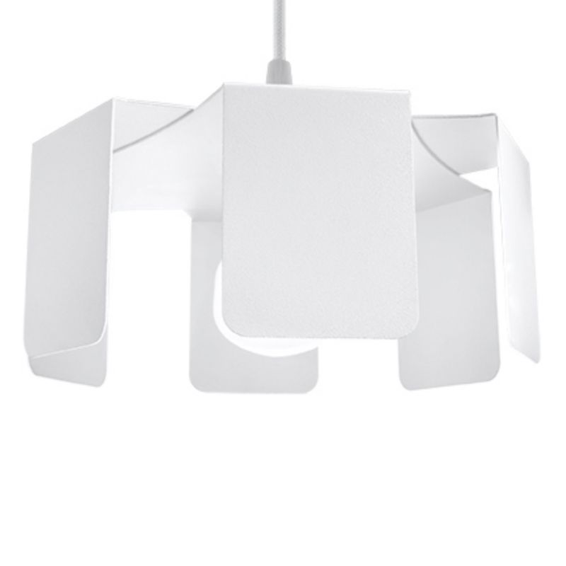 Lampa sufitowa wisząca Sollux Lighting Tulip 6651 biała szerokość 25 cm 1xE27 x 60W 1 szt.