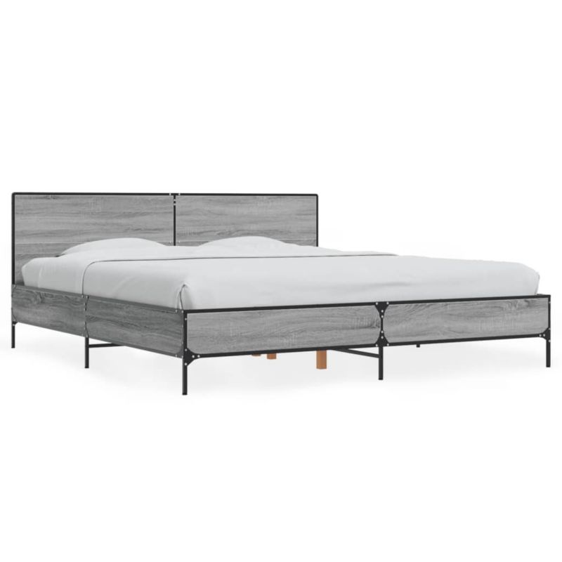 Łóżko metalowe WaszeMeble 180x200 cm szary WM-3280015 1 szt.