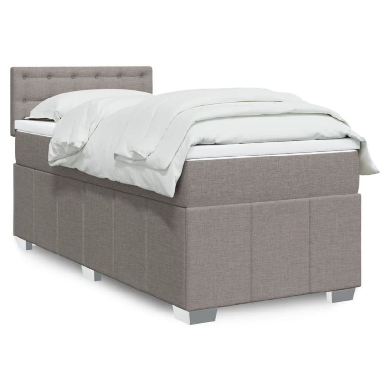 Łóżko kontynentalne WaszeMeble 90x190 cm Brązowe WM-3289241 1 szt.