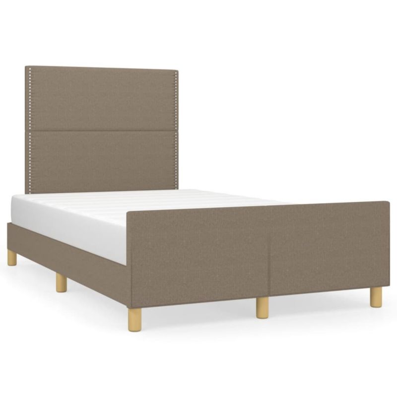 Łóżko tapicerowane WaszeMeble 120x200 cm Brązowe WM-3124964 1 szt.