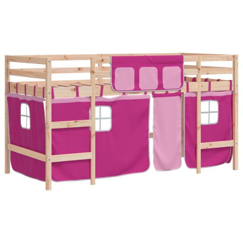 Łóżko Dziecięce WaszeMeble 90x200 cm różowe WM-3206966 1 szt.