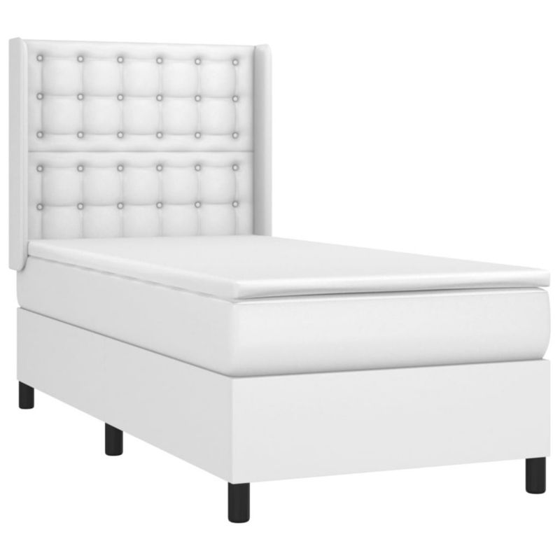 Łóżko kontynentalne WaszeMeble 90x200 cm biała WM-3139362 1 szt.