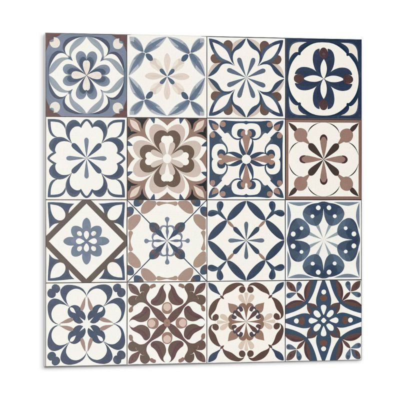 Kafelki samoprzylepne Wallfluent 30x30 cm Dekoracyjne wzory płytek 9 szt.