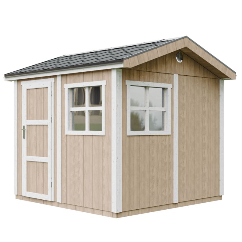 Domek ogrodowy TIMBELA M913-TERRA BROWN 5,9 m² LP Smartside z podłogą i gontem bitumicznym 1 szt.