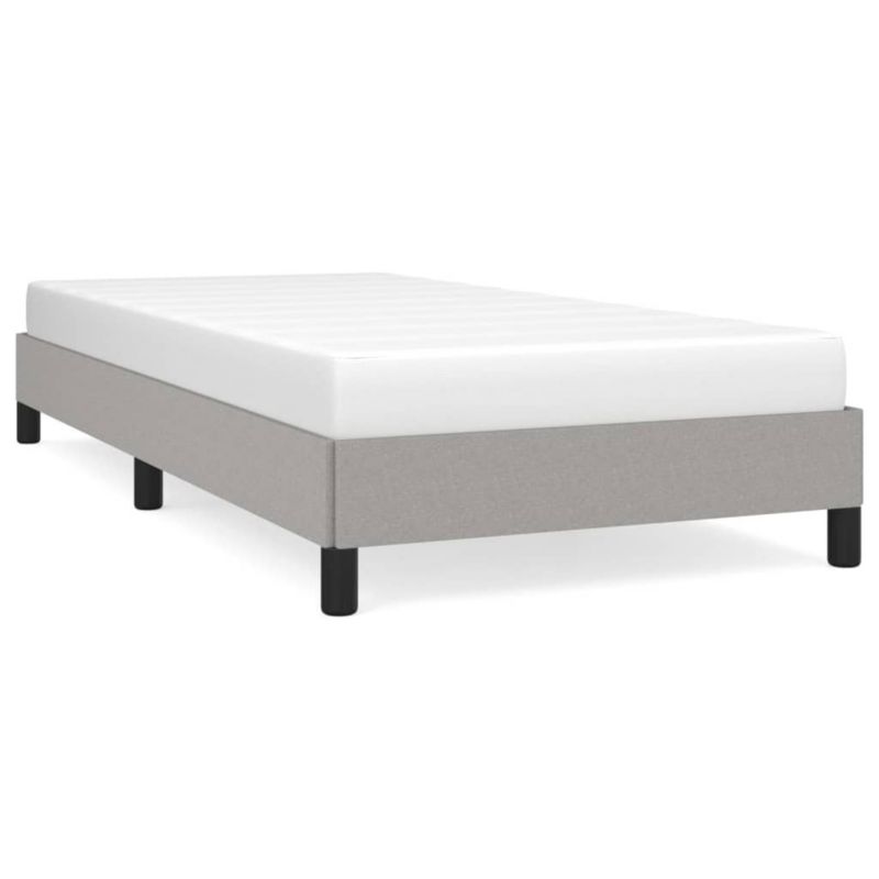 Łóżko tapicerowane WaszeMeble 80x200 cm jasnoszara WM-346672 1 szt.