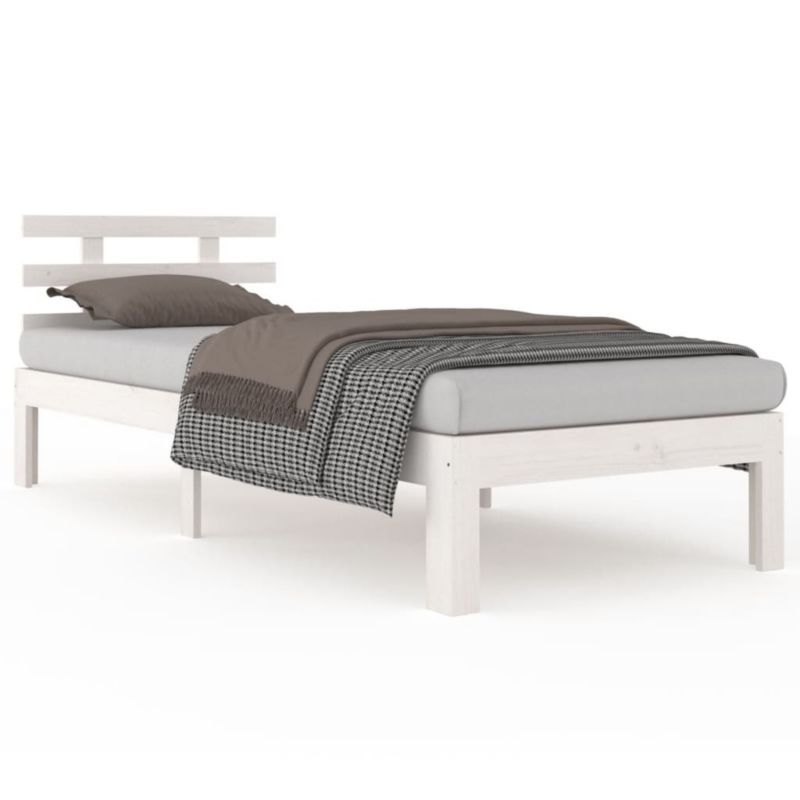Łóżko drewniane WaszeMeble 75x190 cm biała WM-814715 1 szt.