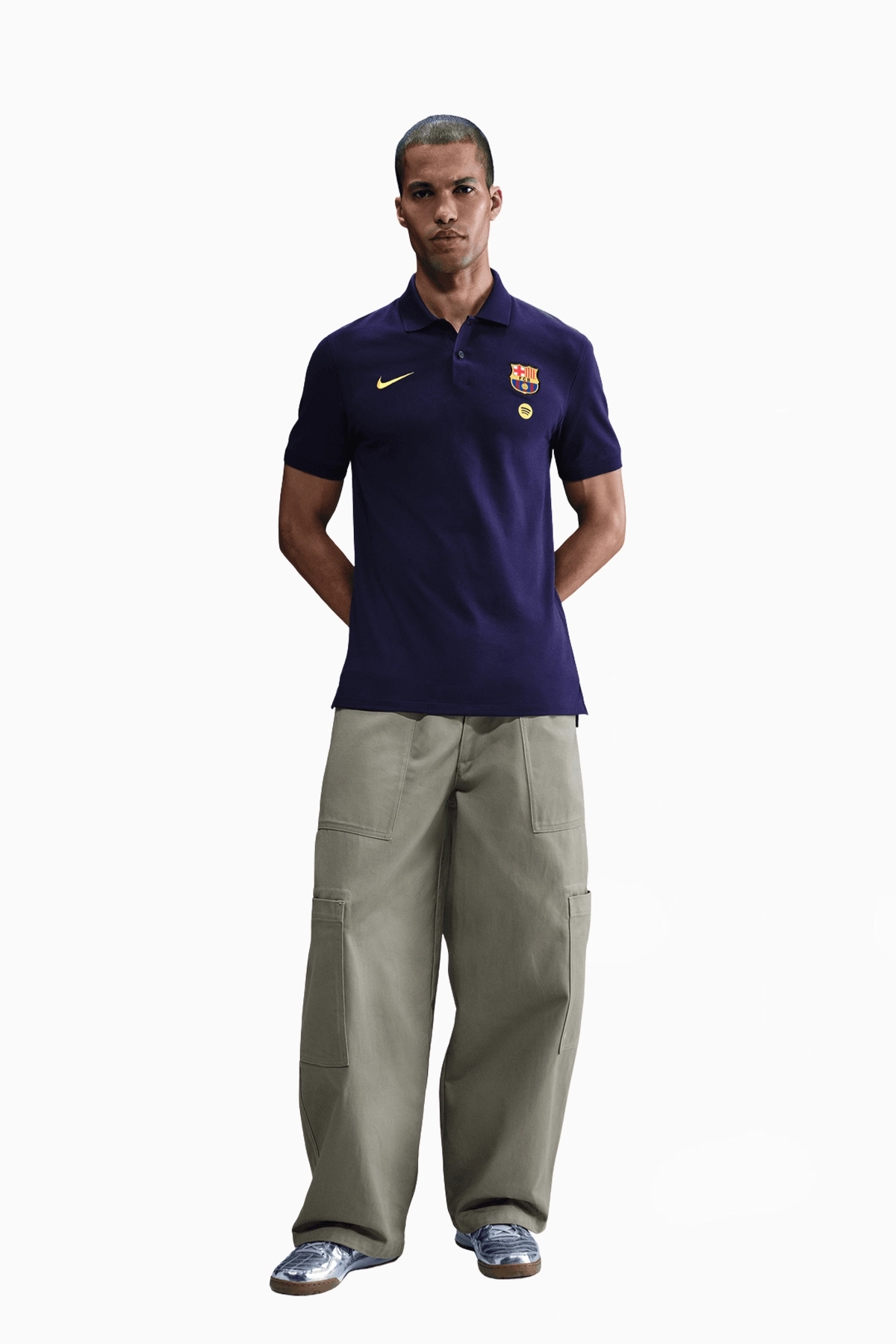 Koszulka Nike FC Barcelona 25/26 Polo - Granatowy